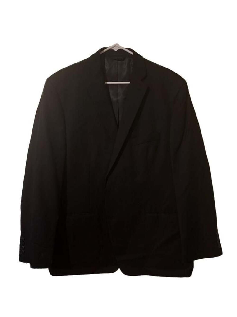 Van Heusen Men's Classic Fit Two-Button Suit Jacket Blazer Black